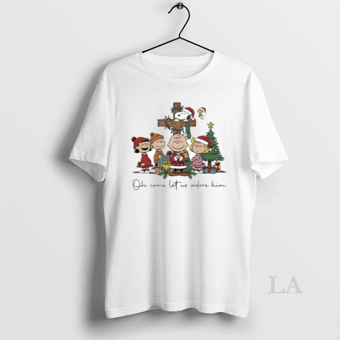 Original The Peanuts Christmas Christian Oh Come Let Us Adore Him 2025 T-Shirts, Hoodie, Sweatshirt | InkNestWear.com