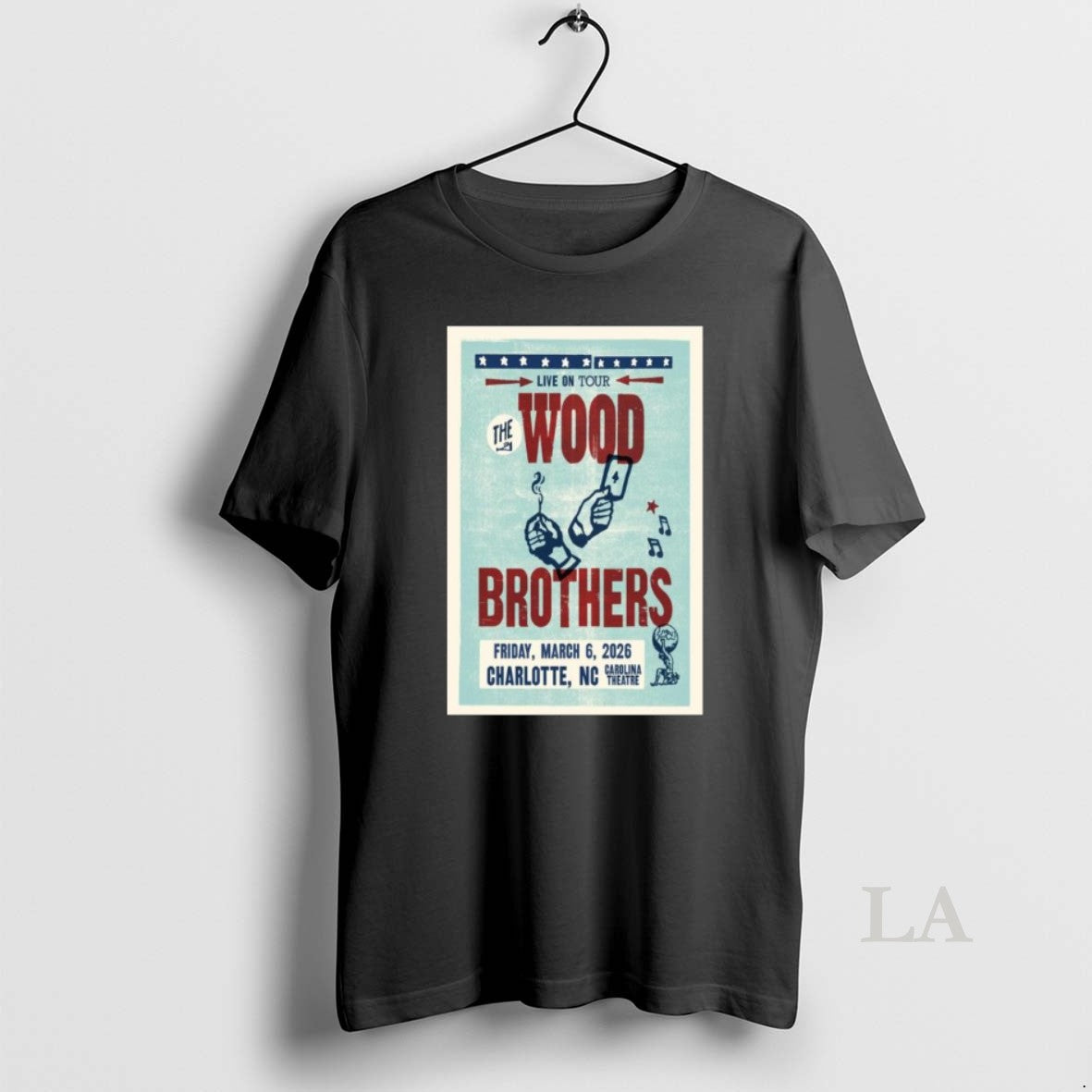 Original The Wood Brothers Charlotte Nc March 6 2026 Concert Long Sleve T-Shirts, Hoodie, Sweatshirt | InkNestWear.com