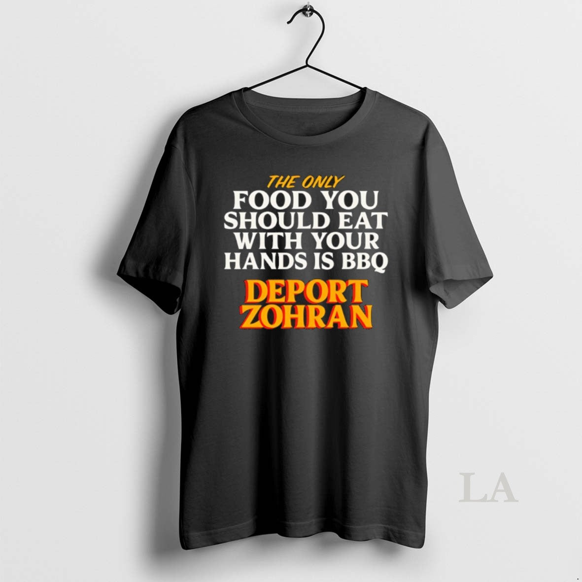 Original The Only Food You Should Eat With Your Hands Is Bbq Deport Zohran T-Shirts, Hoodie, Sweatshirt | InkNestWear.com
