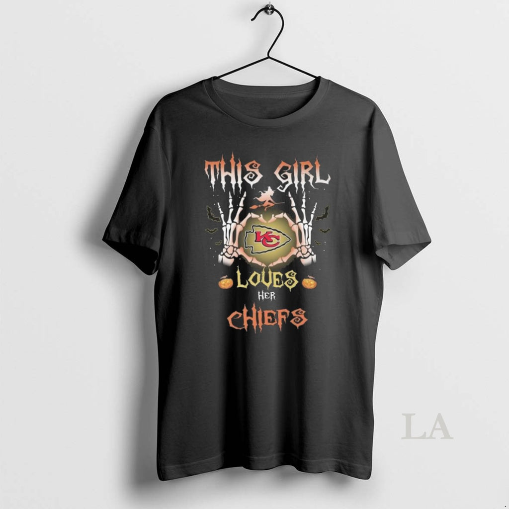 Original This Girl Loves Her Kansas City Chiefs Halloween 2025