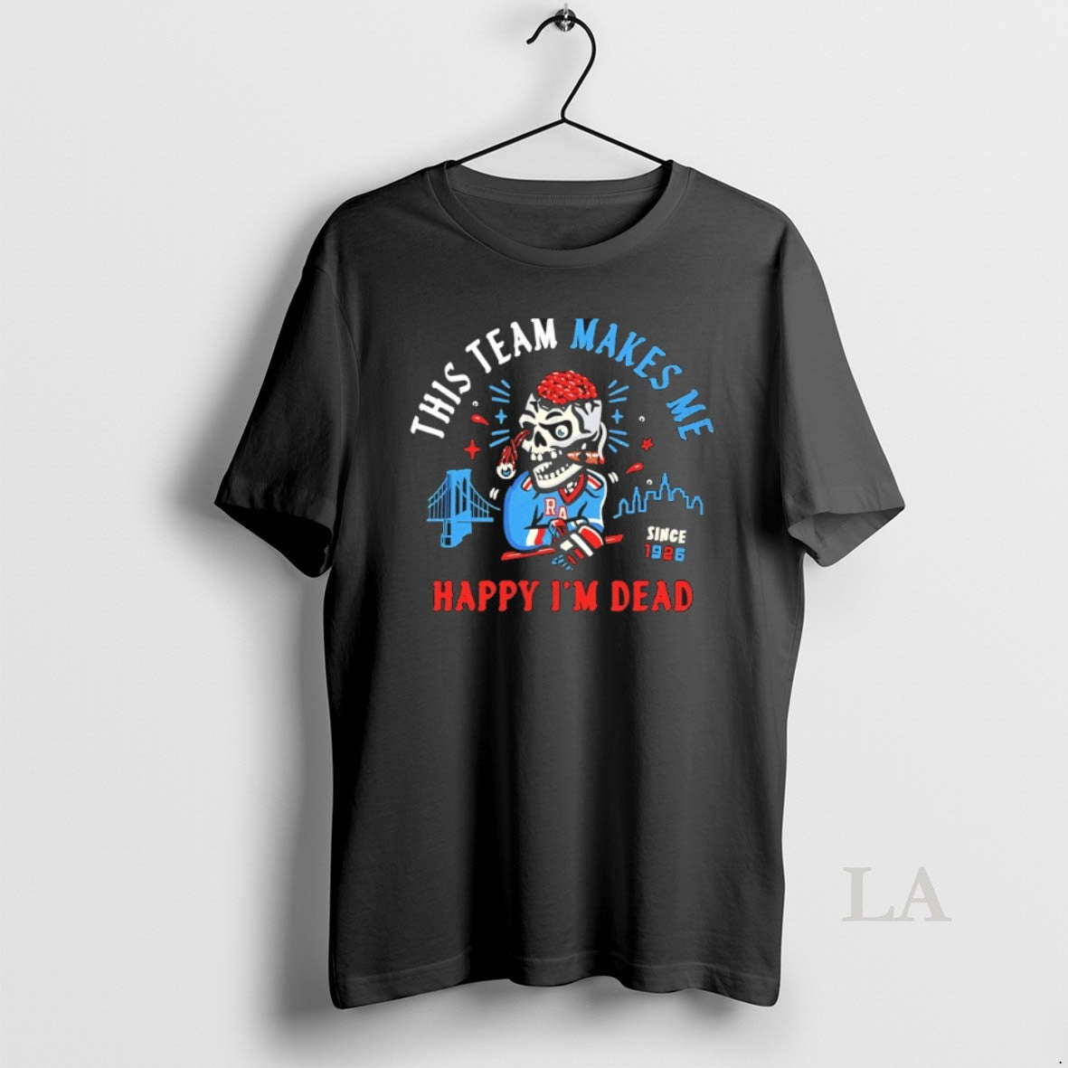 Original This Team Makes Me Happy Im Dead Since 1926 Skull Cigar Hockey T-Shirts, Hoodie, Sweatshirt | InkNestWear.com