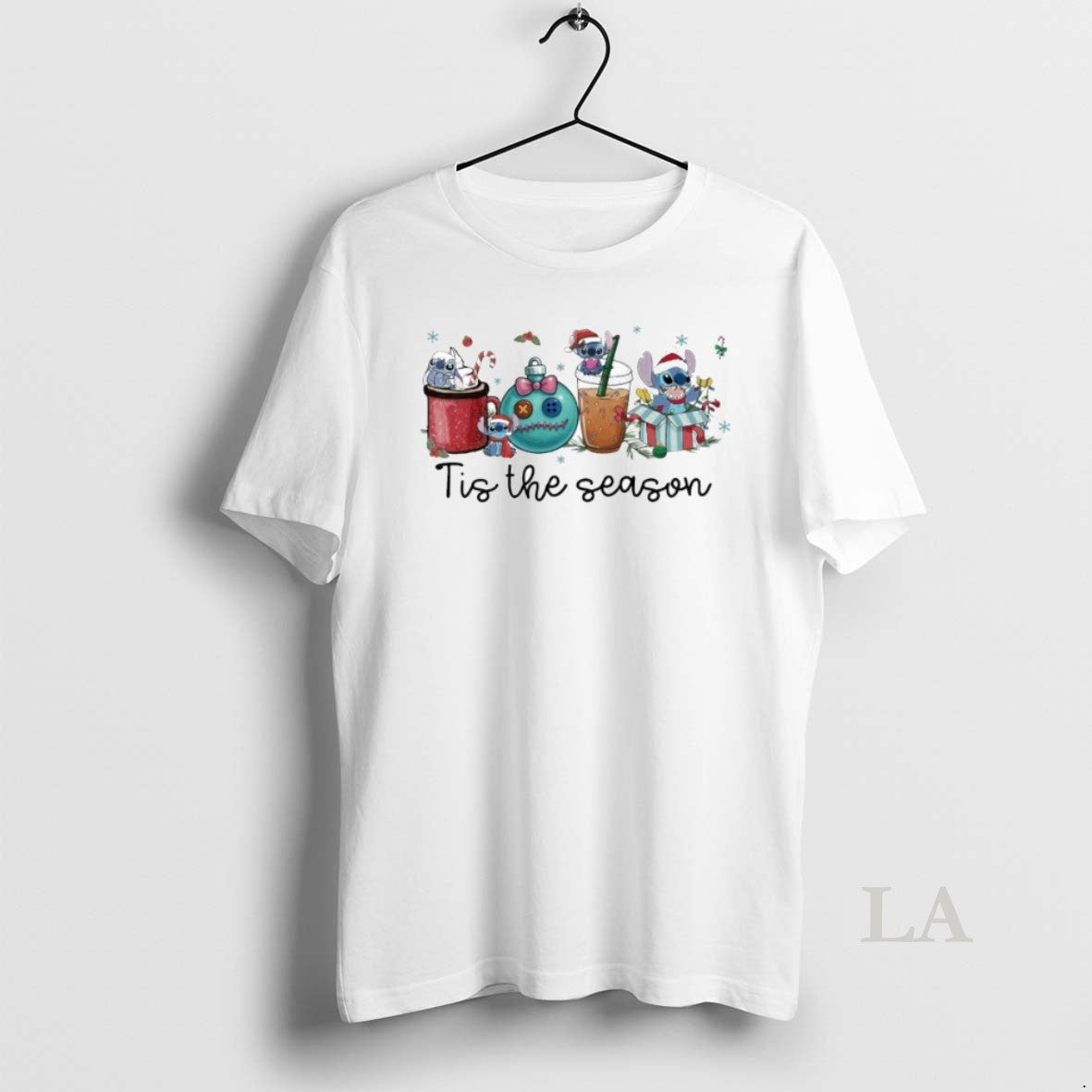 Original Tis The Season Santa Stich Cooffe T-Shirts, Hoodie, Sweatshirt | InkNestWear.com
