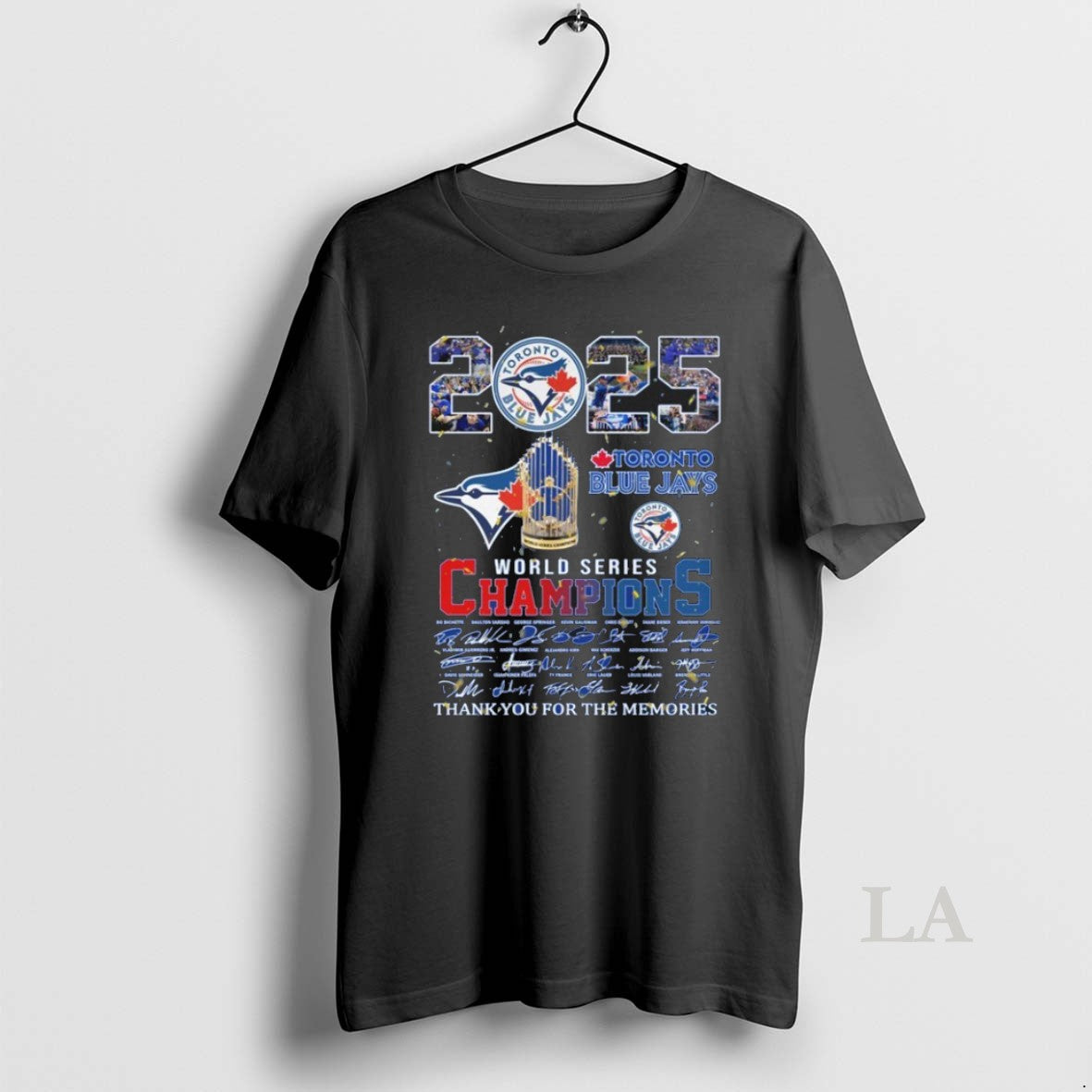 Original Toronto Blue Jays 2025 World Series Thank You For The Memories Signatures T-Shirts, Hoodie, Sweatshirt