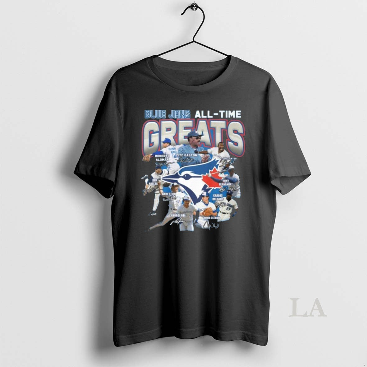 Original Toronto Blue Jays All Time Greats Carter Delgado Bell Alomar Gaston Signatures T-Shirts, Hoodie, Sweatshirt