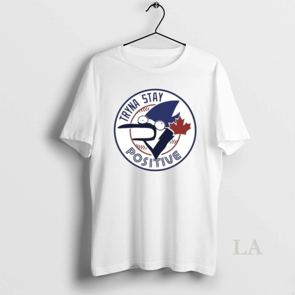 Original Toronto Blue Jays Tryna Stay Positive Parody Logo T-Shirts, Hoodie, Sweatshirt | InkNestWear.com