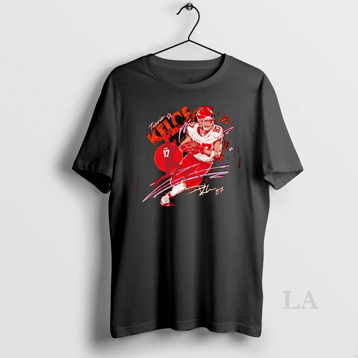 Original Travis Kelce Running Signature Kansas City Chiefs T-Shirts, Hoodie, Sweatshirt | InkNestWear.com