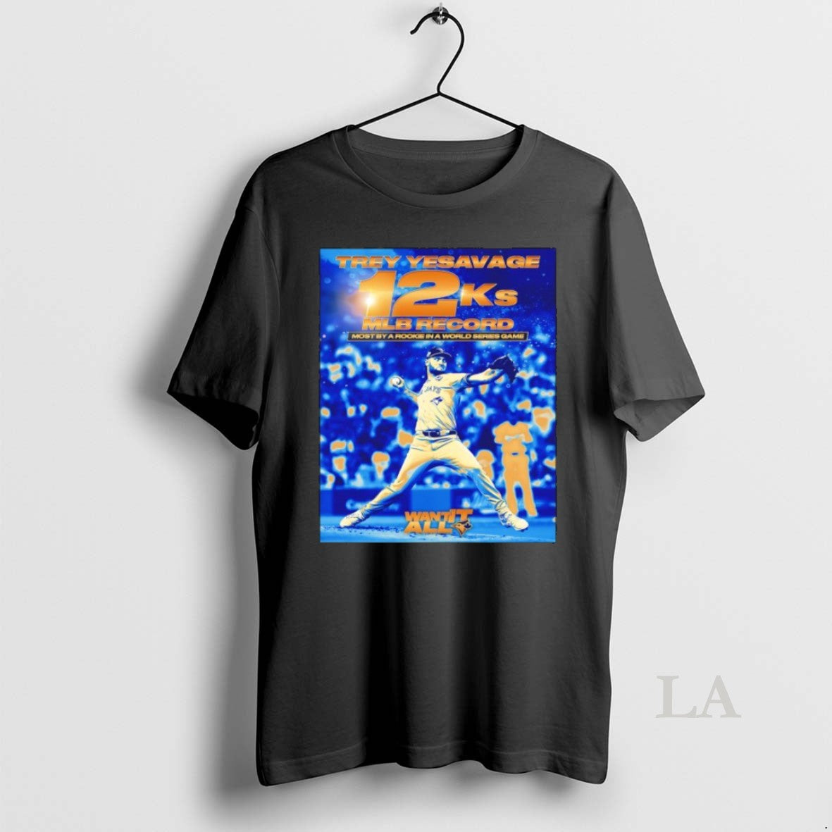 Original Trey Yesavage 12ks Mlb Record Most By A Rookie In A World Series Game T-Shirts, Hoodie, Sweatshirt | InkNestWear.com