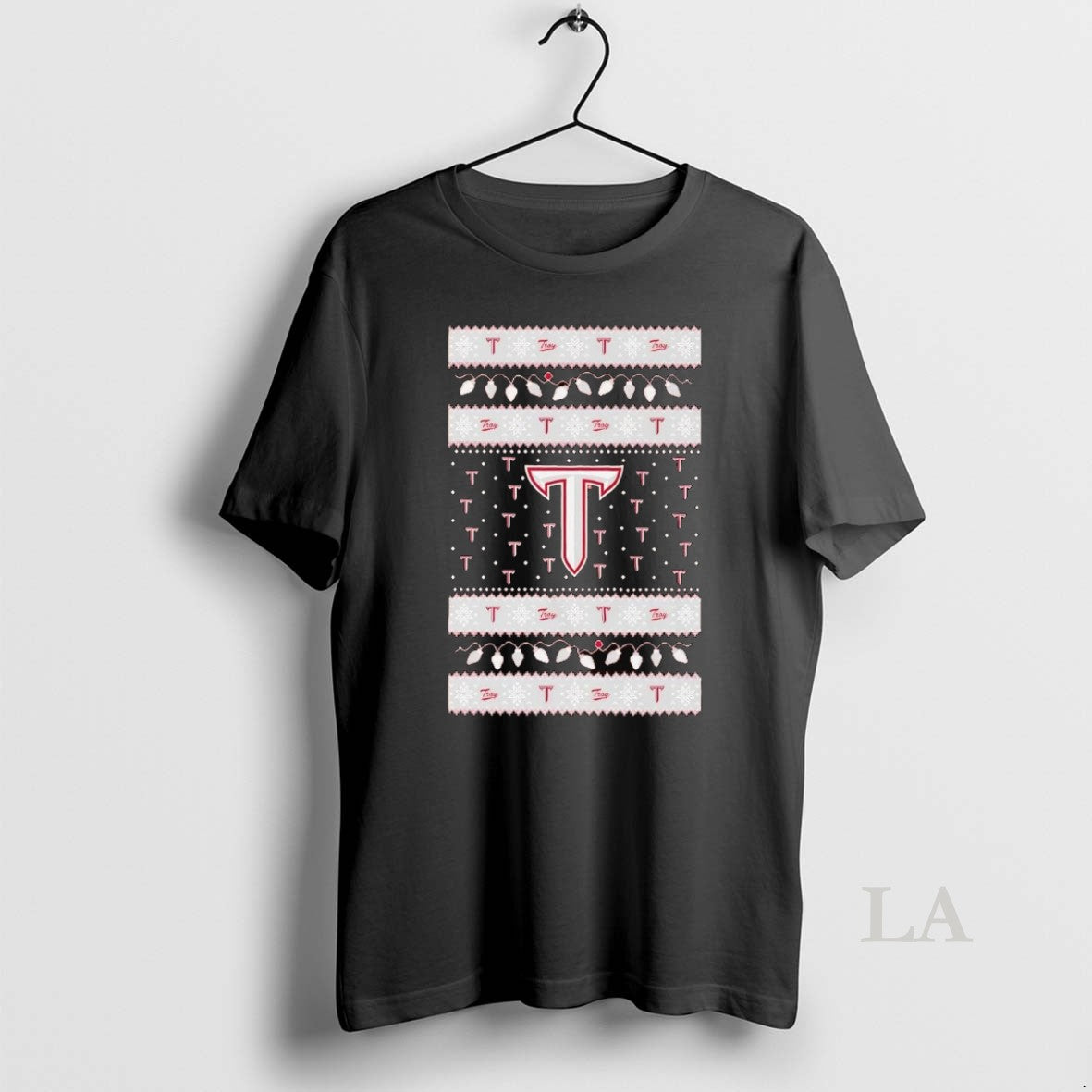 Original Troy Trojans Ugly Christmas Light T-Shirts, Hoodie, Sweatshirt | InkNestWear.com