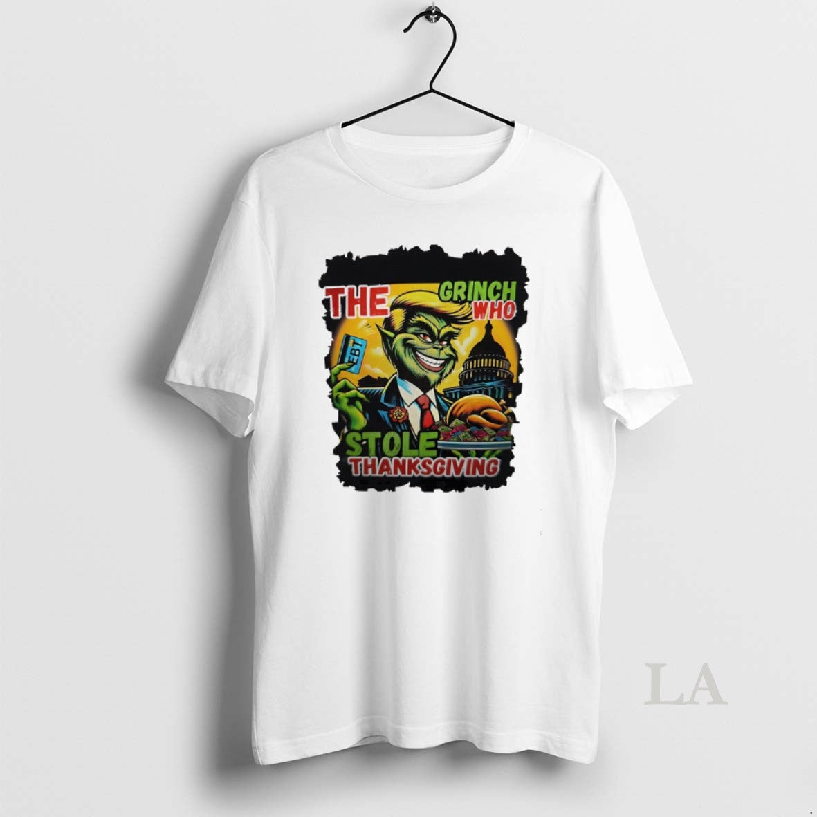 Original Trump The Grinch Turkey Who Stole Thanksgiving Ebt Funny T-Shirts, Hoodie, Sweatshirt | InkNestWear.com