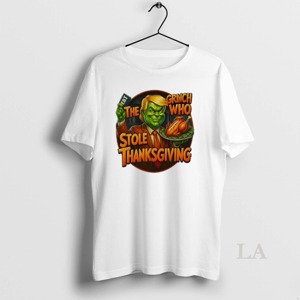 Original Trump X The Grinch Who Stole Thanksgiving Ebt Meme T-Shirts, Hoodie, Sweatshirt | InkNestWear.com