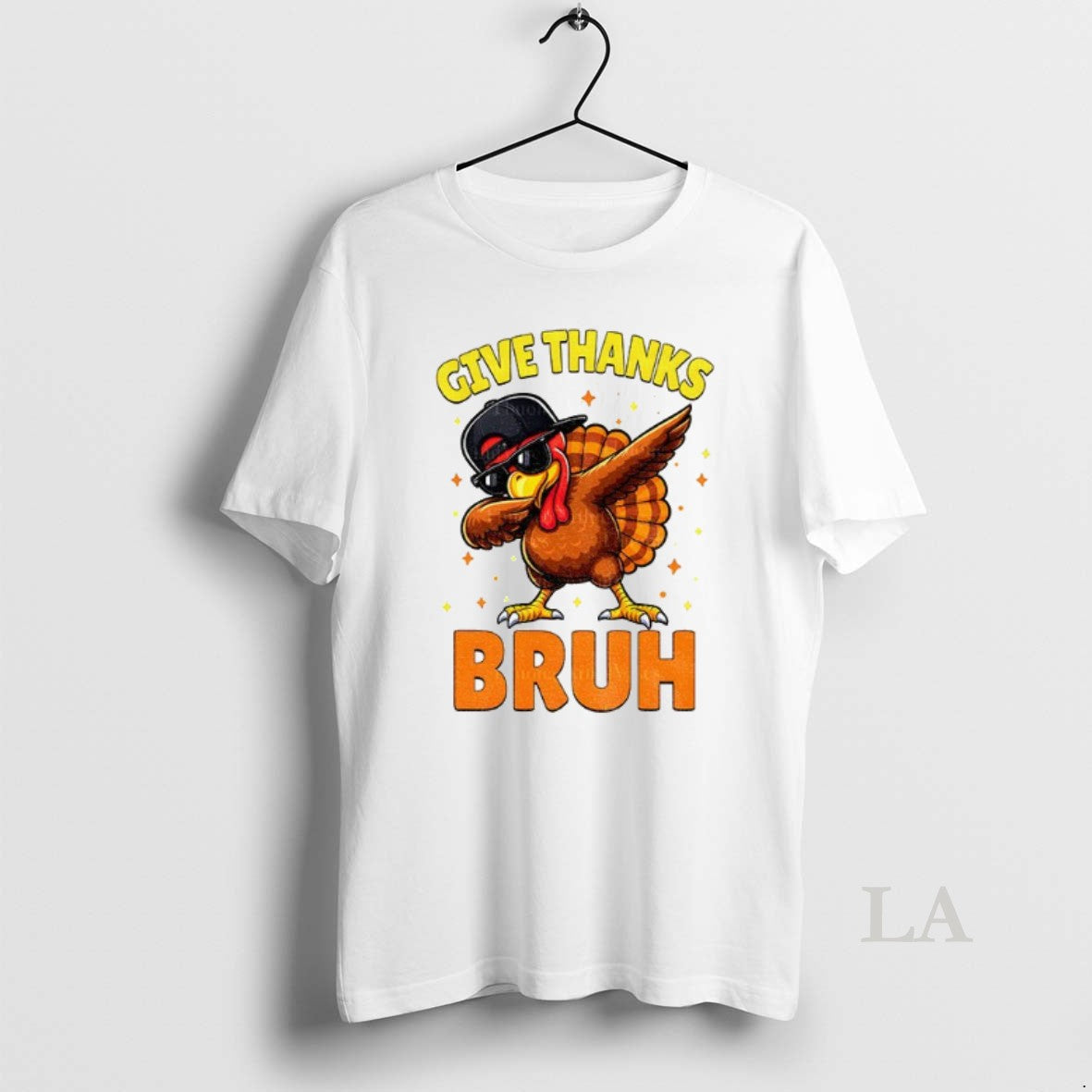 Original Turkey Dabbing Give Thanks Bruh Thanksgiving T-Shirts, Hoodie, Sweatshirt | InkNestWear.com
