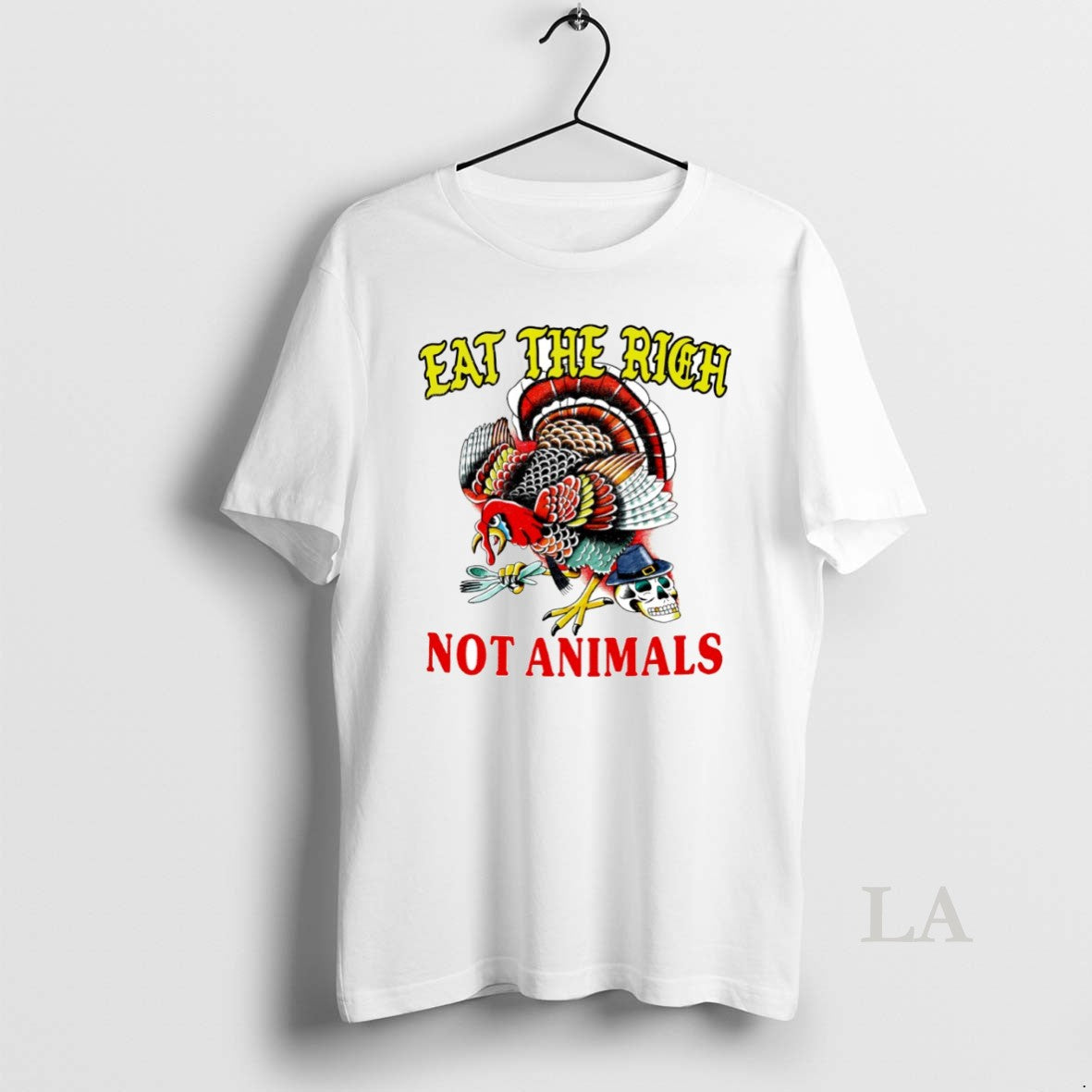 Original Turkey Thanksgiving Eat The Rich Not Animals Circle T-Shirts, Hoodie, Sweatshirt | InkNestWear.com