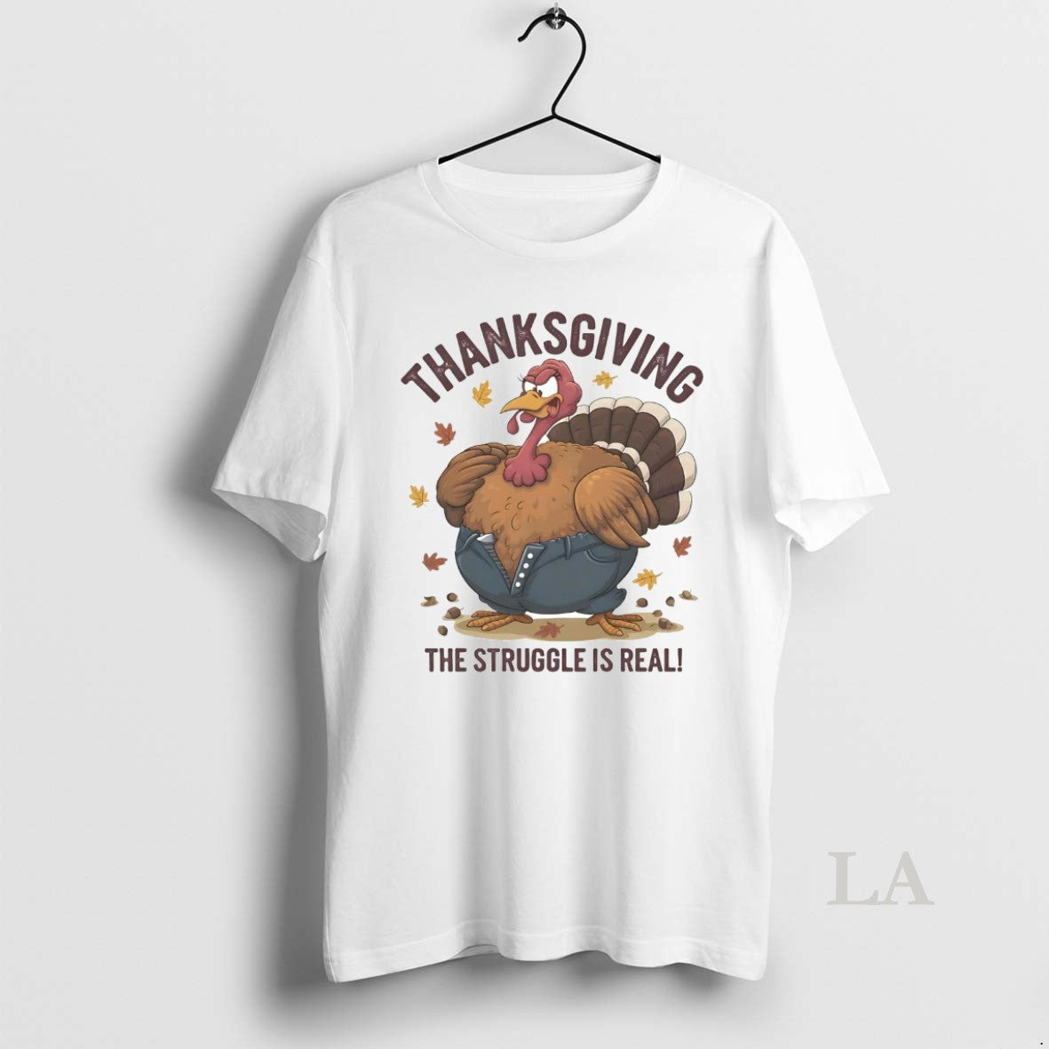 Original Turkey Thanksgiving The Struggle Is Real T-Shirts, Hoodie, Sweatshirt | InkNestWear.com
