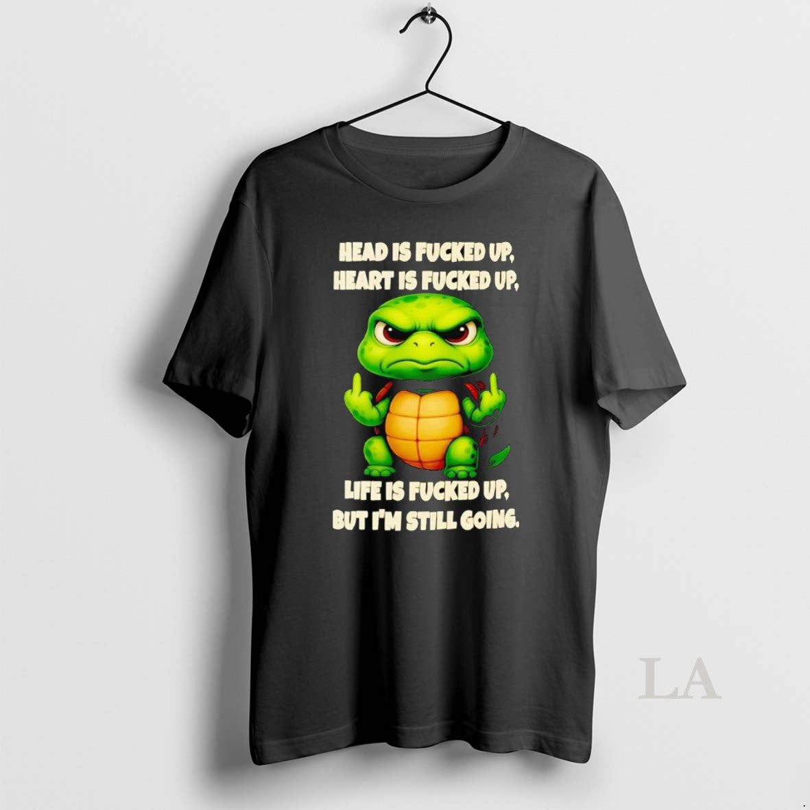 Original Turtle Head Is Fucked Up Heart Is Fucked Up T-Shirts, Hoodie, Sweatshirt | InkNestWear.com