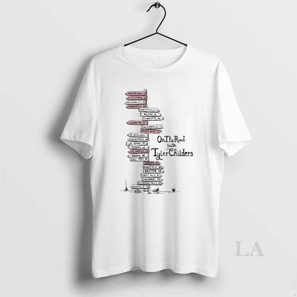 Original Tyler Childers On The Road Tour 2025 T-Shirts, Hoodie, Sweatshirt | InkNestWear.com