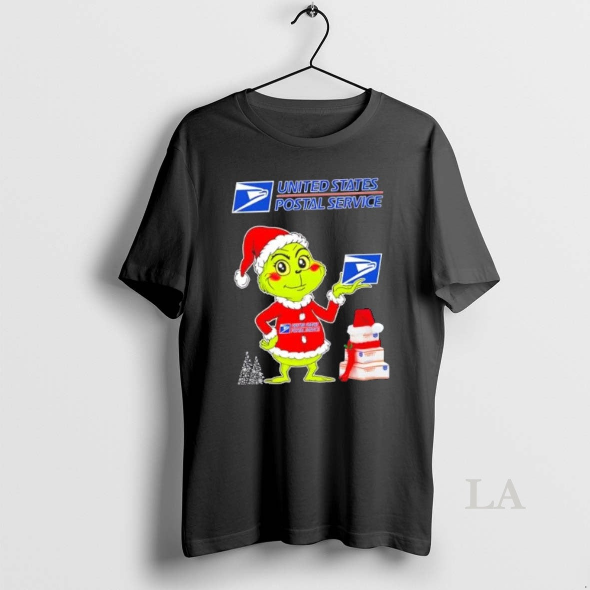 Original Usps And Grinchmas Christmas Tree T-Shirts, Hoodie, Sweatshirt | InkNestWear.com
