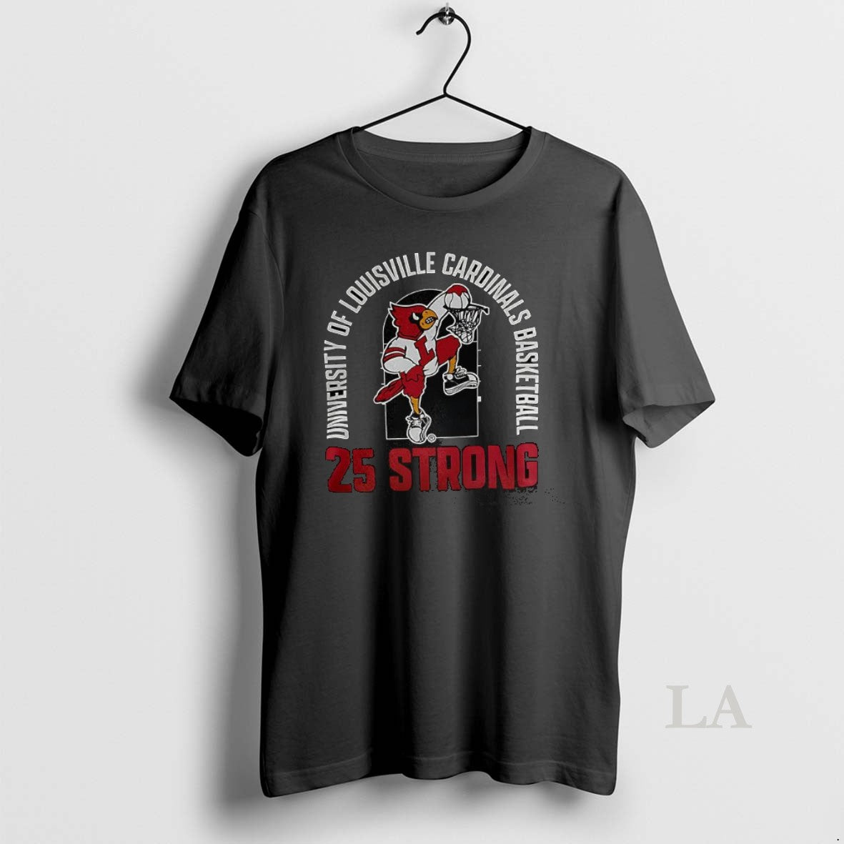 Original University Of Louisville Cardinals Basketball 25 Strong