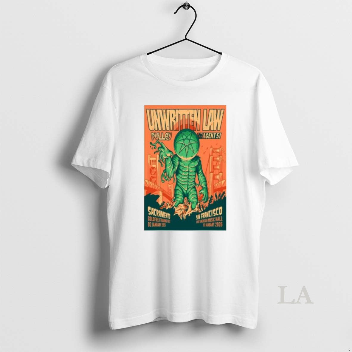 Original Unwritten Law Northern California January 2 3 2026 T-Shirts, Hoodie, Sweatshirt | InkNestWear.com