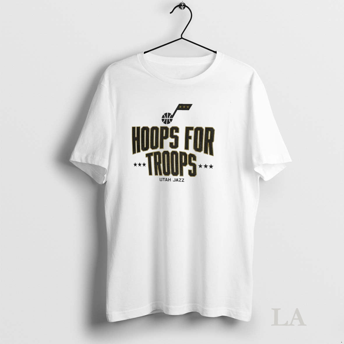 Original Utah Jazz Basketball Nba Hoops For Troops Logo T-Shirts, Hoodie, Sweatshirt | InkNestWear.com
