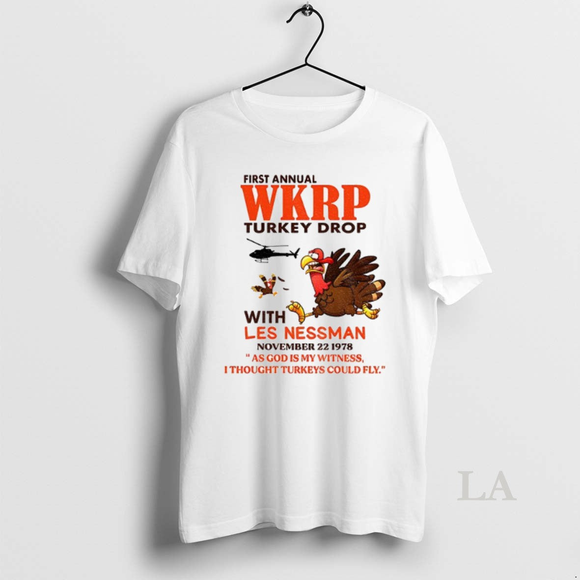 Original Vintage Wkrp Turkey Drop First Annual With Less Nessman T-Shirts, Hoodie, Sweatshirt | InkNestWear.com