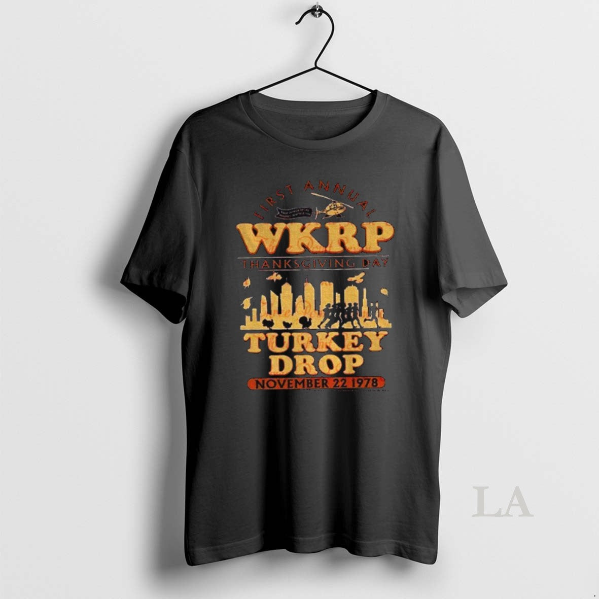 Original Wkrp Turkey Drop Thanksgiving Funny Cincinnati As God Is My Witness November 1978 T-Shirts, Hoodie, Sweatshirt