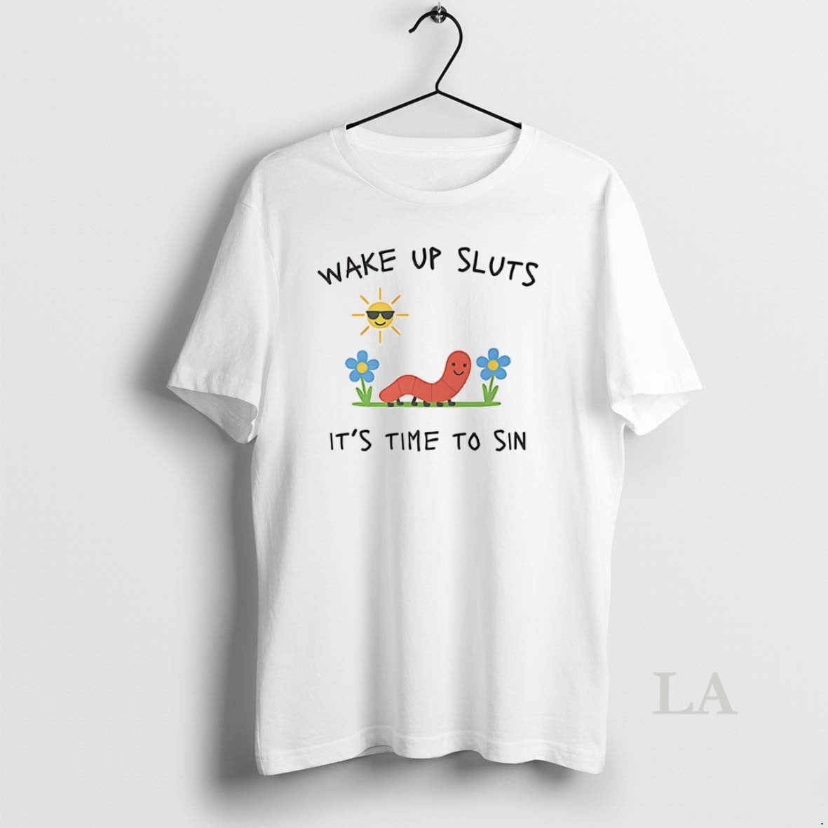 Original Wake Up Sluts Its Time To Sin Funny Earth Worm T-Shirts, Hoodie, Sweatshirt | InkNestWear.com