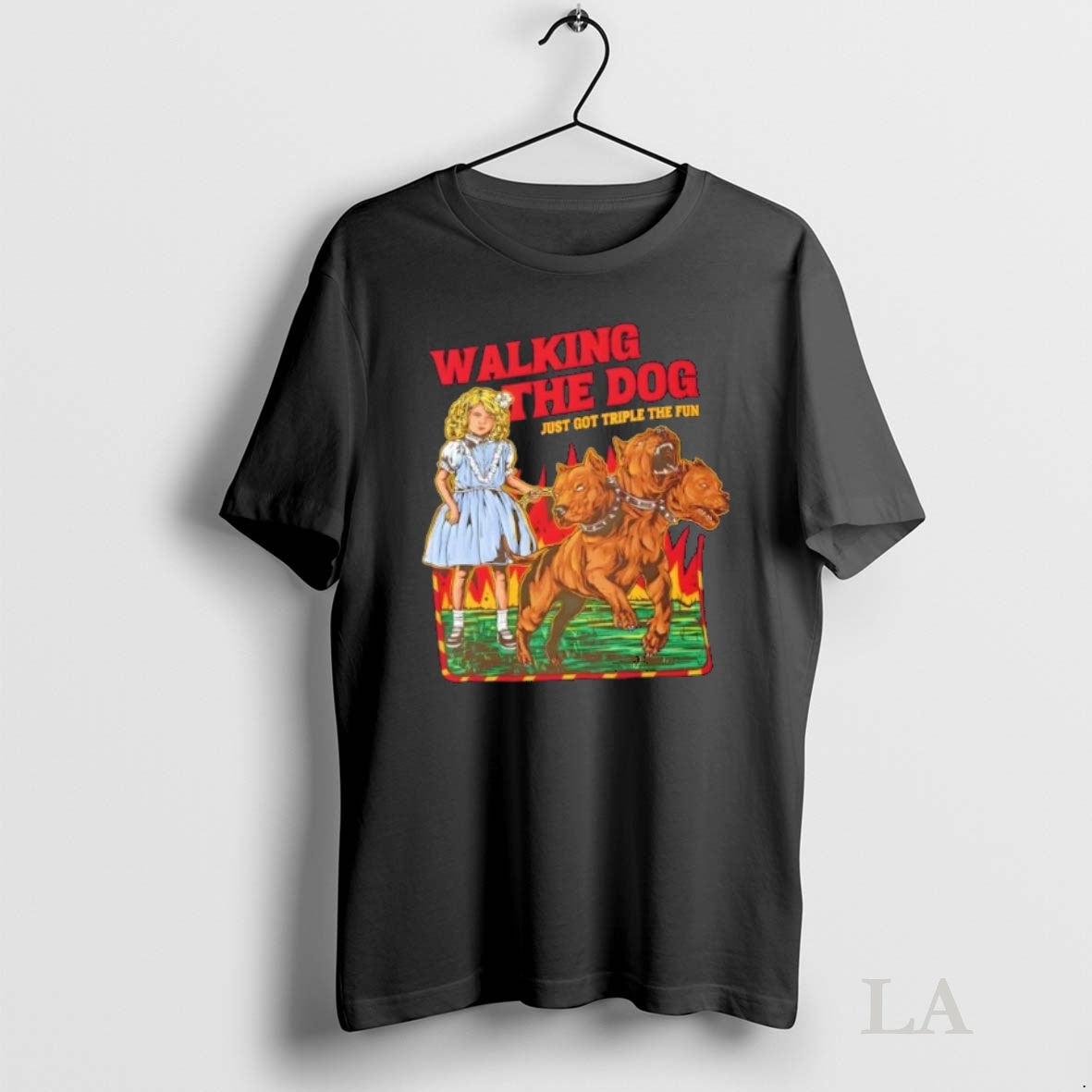 Original Walking The Dog Triple Fun T-Shirts, Hoodie, Sweatshirt | InkNestWear.com