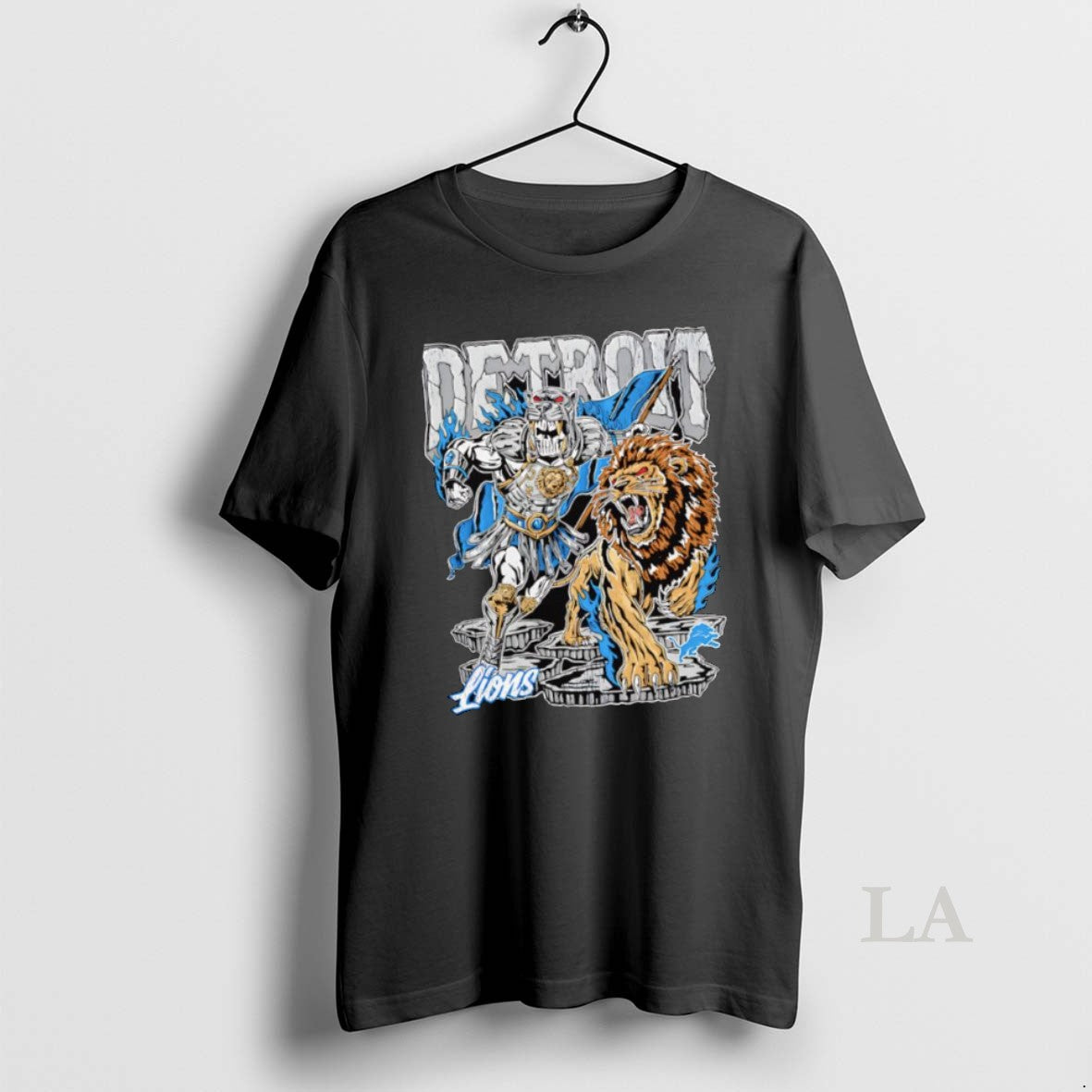 Original Warren Lotas X Detroit Lions Gladiator Skeleton T-Shirts, Hoodie, Sweatshirt | InkNestWear.com