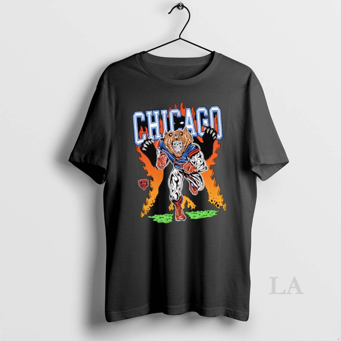 Original Warren Lotas X Rushing Chicago Bear Skeleton T-Shirts, Hoodie, Sweatshirt | InkNestWear.com