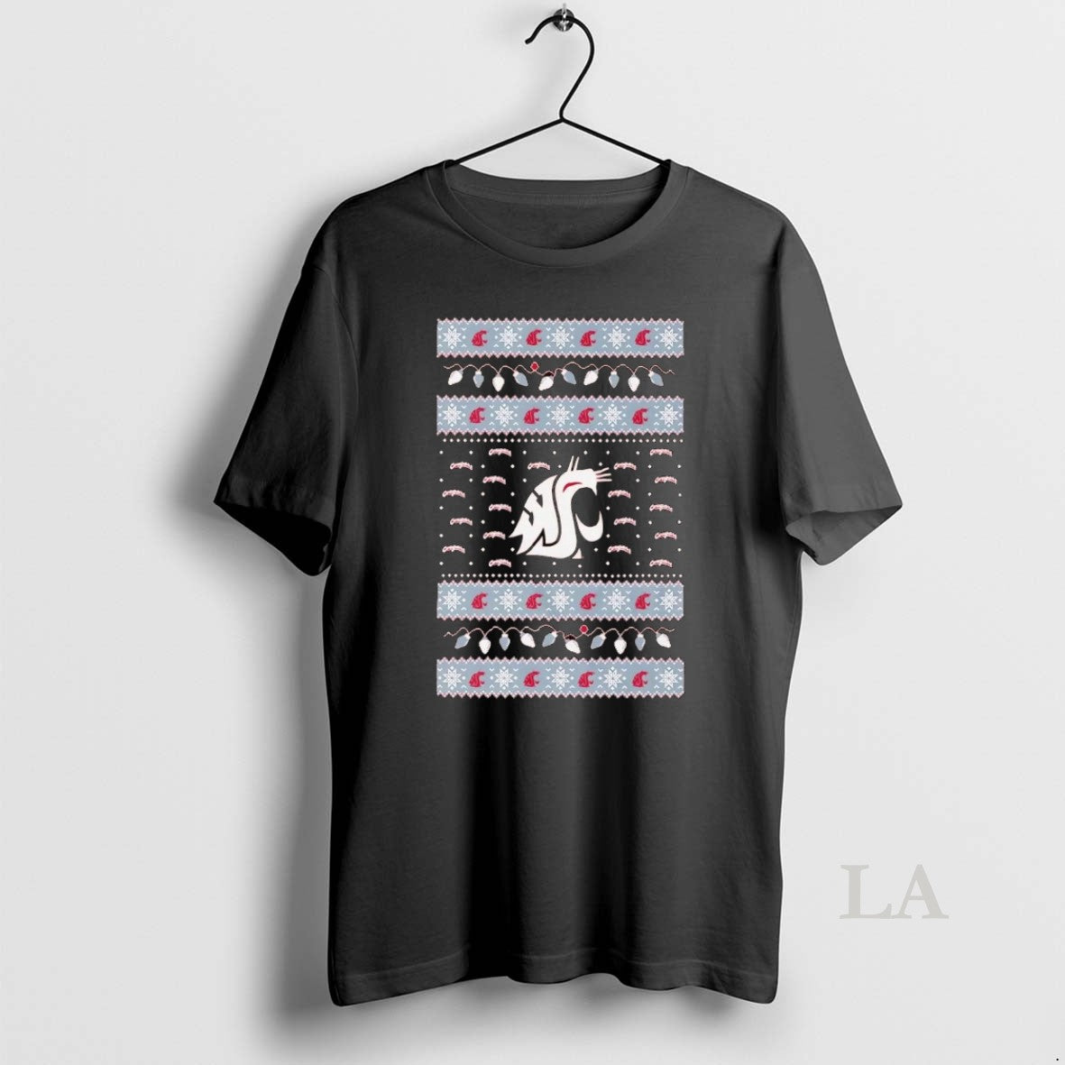 Original Washington State Cougars Ugly Christmas Light T-Shirts, Hoodie, Sweatshirt | InkNestWear.com