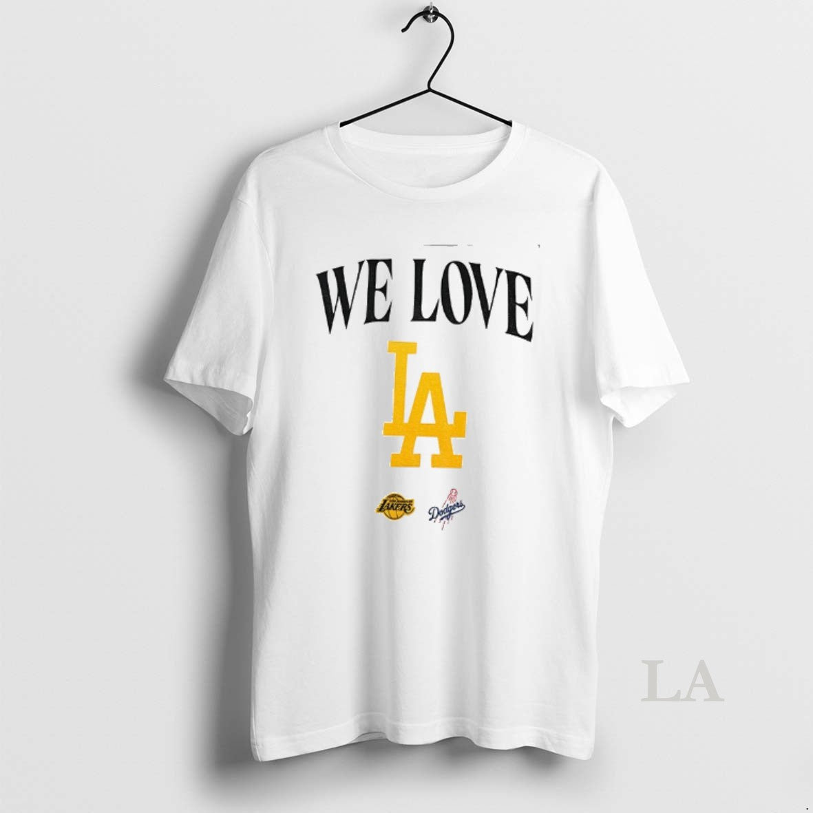 Original We Love La Los Angeles Lakers Los Angeles Dodgers 2025 Logo T-Shirts, Hoodie, Sweatshirt | InkNestWear.com