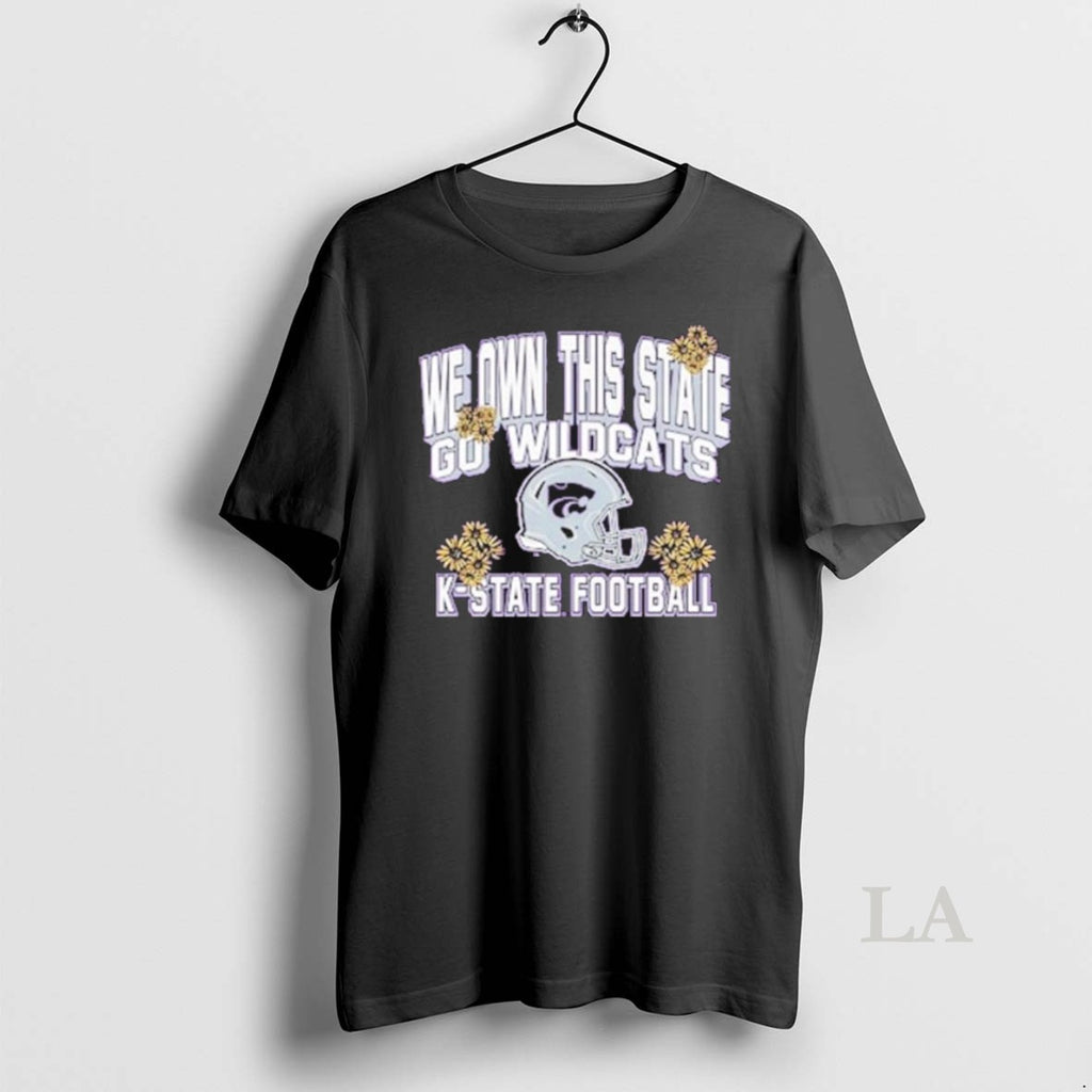 Original We Own This State K State Wildcats Sunflower Showdown Champs T-Shirts, Hoodie, Sweatshirt | InkNestWear.com