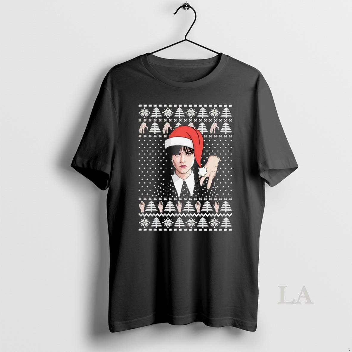 Original Wednesday Addams And Thing Ugly Christmas T-Shirts, Hoodie, Sweatshirt | InkNestWear.com