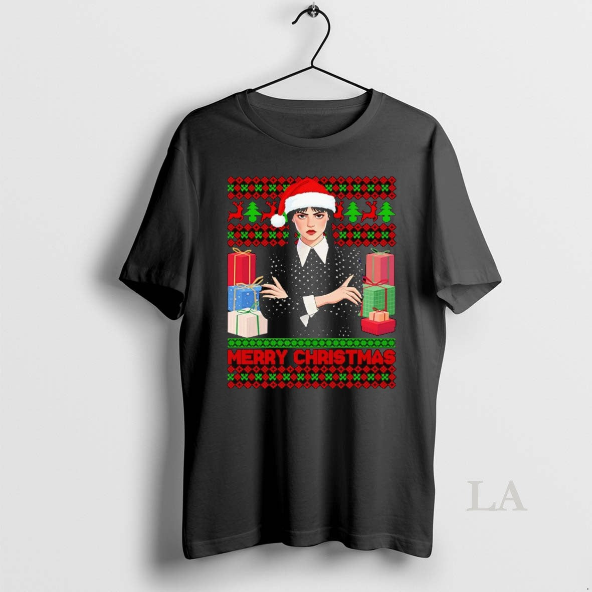 Original Wednesday Addams Merry Christmas T-Shirts, Hoodie, Sweatshirt | InkNestWear.com