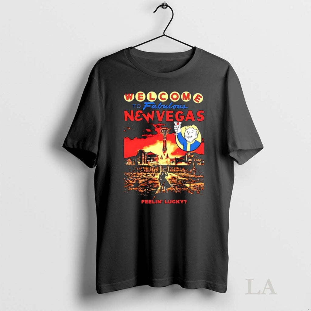 Original Welcome To Fabulous New Vegas Vault Boy T-Shirts, Hoodie, Sweatshirt | InkNestWear.com