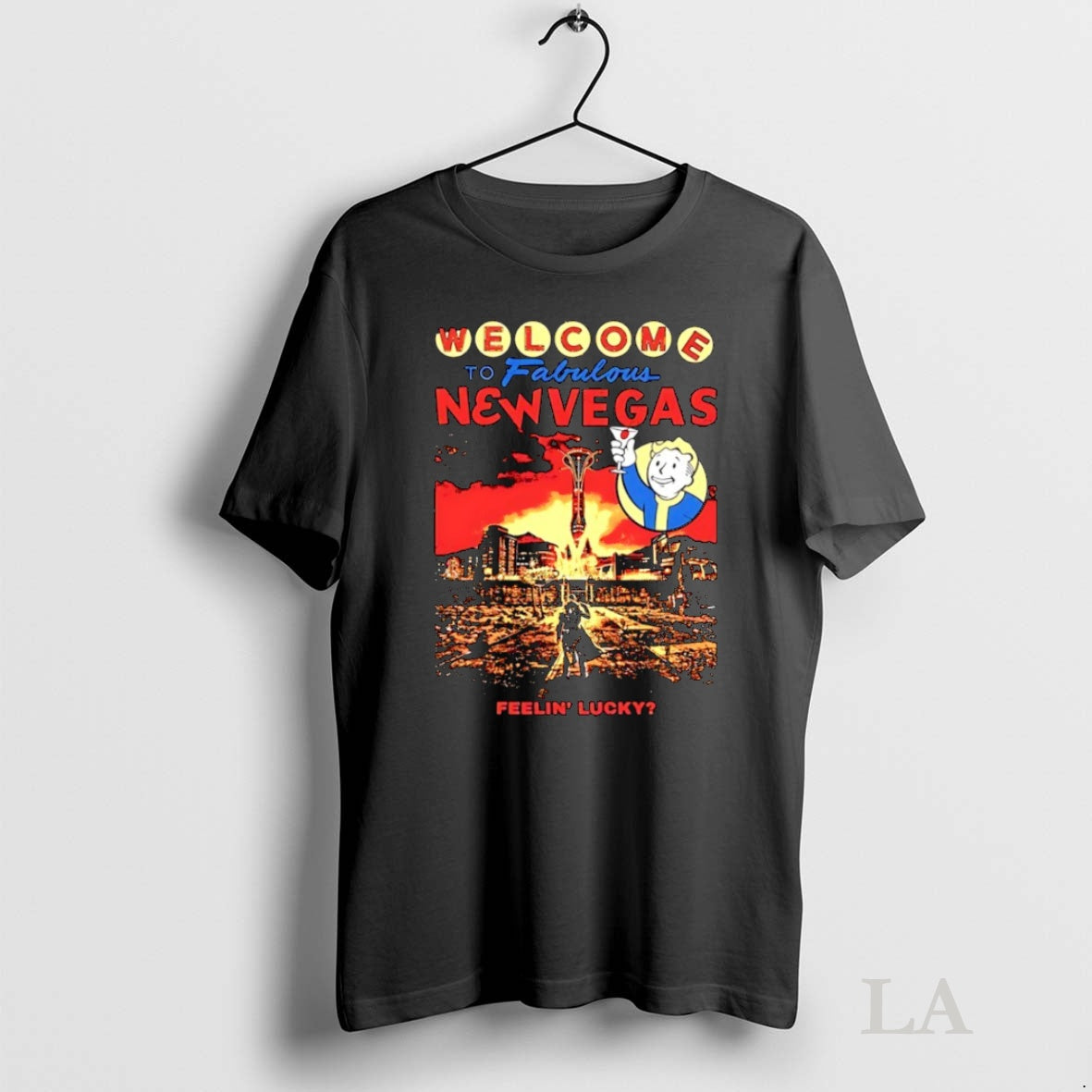 Original Welcome To Fabulous New Vegas Vault Boy T-Shirts, Hoodie, Sweatshirt | InkNestWear.com