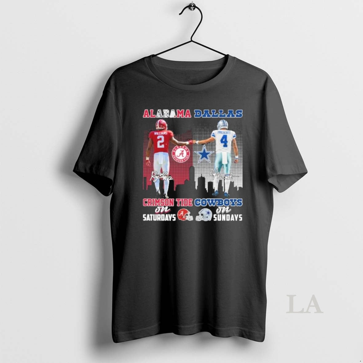 Original Williams Alabama On Saturdays And Prescott Cowboys On Sundays T-Shirts, Hoodie, Sweatshirt | InkNestWear.com