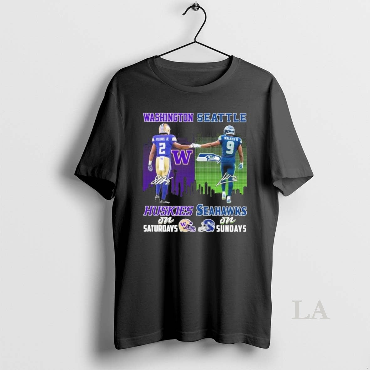 Original Williams Jr Huskies On Saturdays And Walker Iii Seahawks On Sundays T-Shirts, Hoodie, Sweatshirt | InkNestWear.com