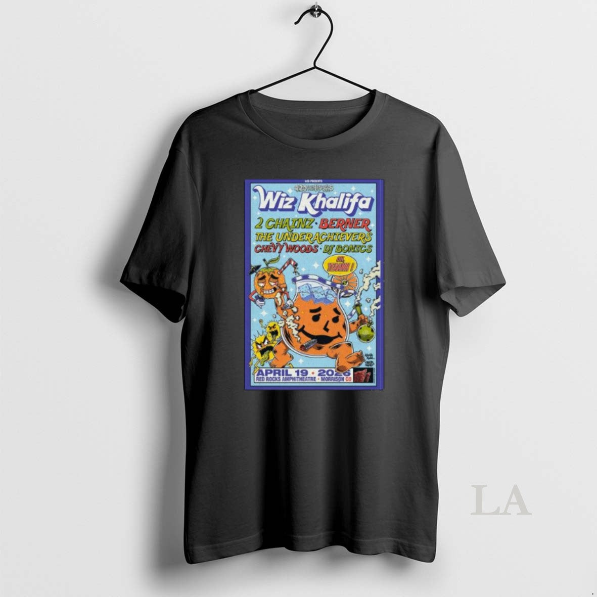 Original Wiz Khalifa April 19 2026 Red Rocks Park And Amphitheatre Morrison Co Long Sleve T-Shirts, Hoodie, Sweatshirt
