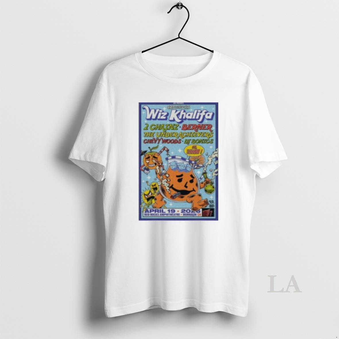 Original Wiz Khalifa Red Rocks Amphitheatre Concert Apr 19 2026 T-Shirts, Hoodie, Sweatshirt | InkNestWear.com