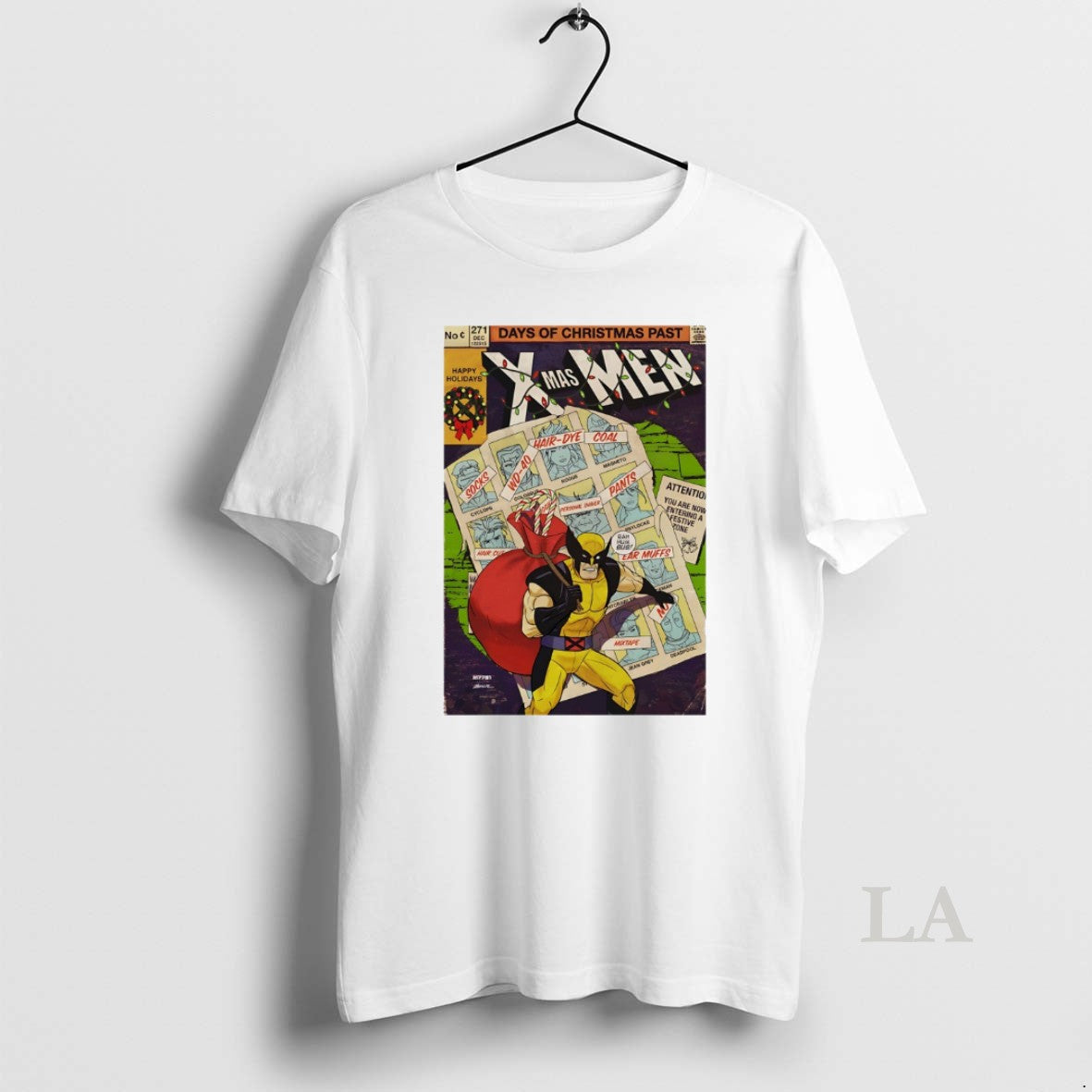 Original Wolverine Days Of Christmas Past Xmas Men White T-Shirts, Hoodie, Sweatshirt | InkNestWear.com