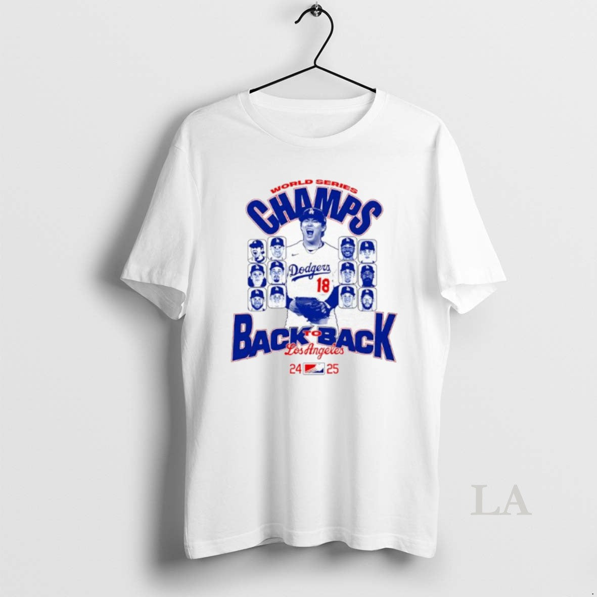 Original World Series Champs Los Angeles Dodgers Back To Back Players T-Shirts, Hoodie, Sweatshirt | InkNestWear.com