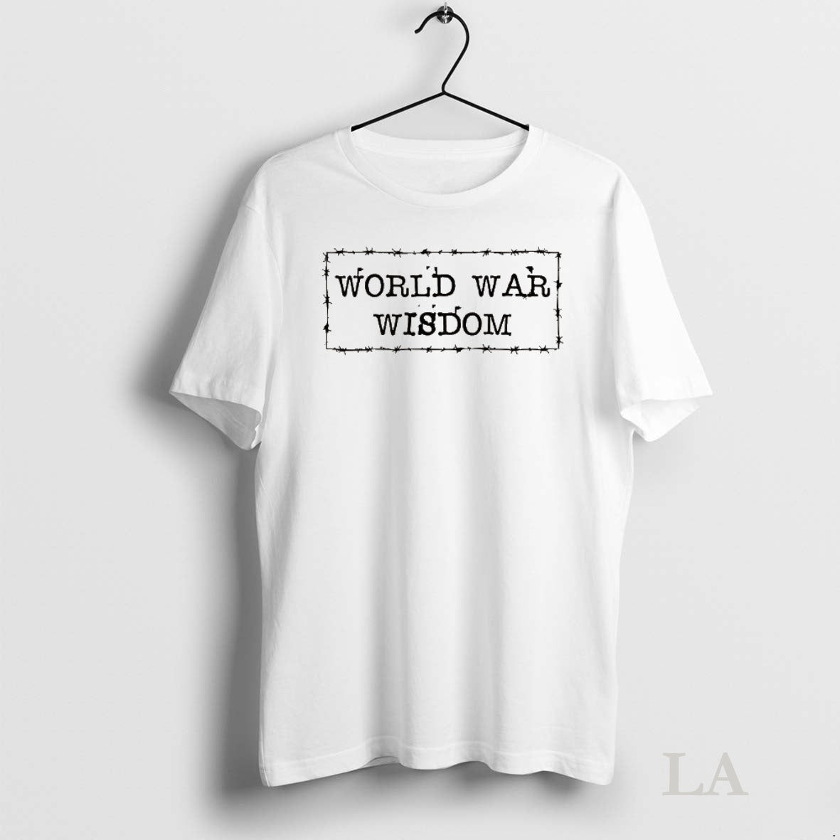 Original World War Wisdom Barbed Wire Frame Logo T-Shirts, Hoodie, Sweatshirt | InkNestWear.com