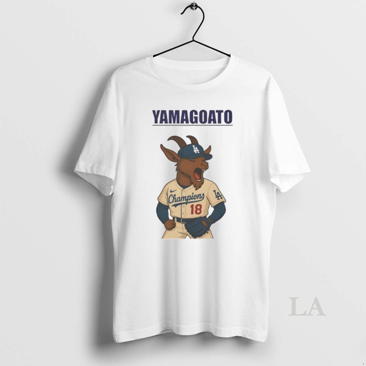 Original Yamagoato Champions Goat 18 Graphic T-Shirts, Hoodie, Sweatshirt | InkNestWear.com