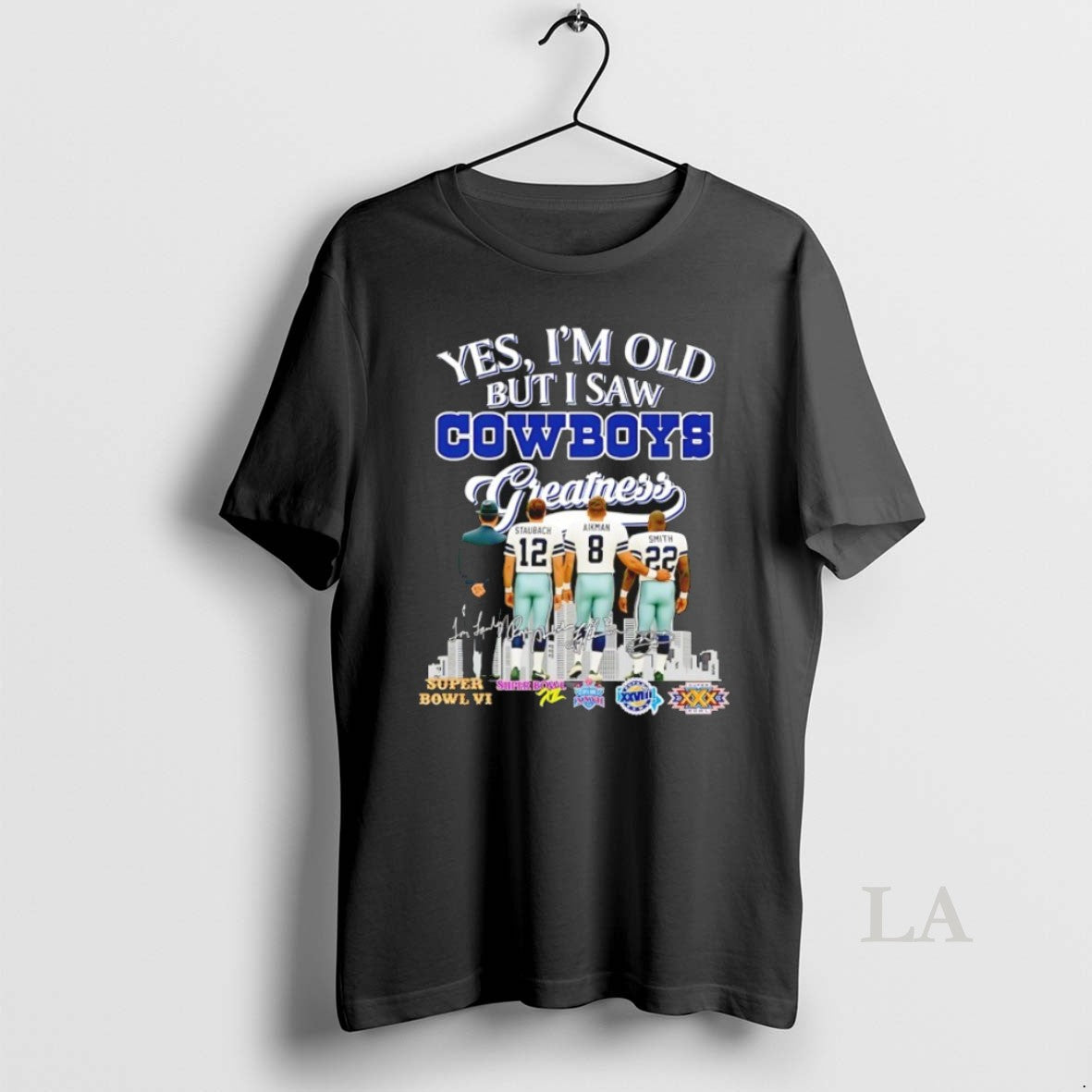 Original Yes Im Old But I Saw Dallas Cowboys Greatest Skyline Signature T-Shirts, Hoodie, Sweatshirt | InkNestWear.com