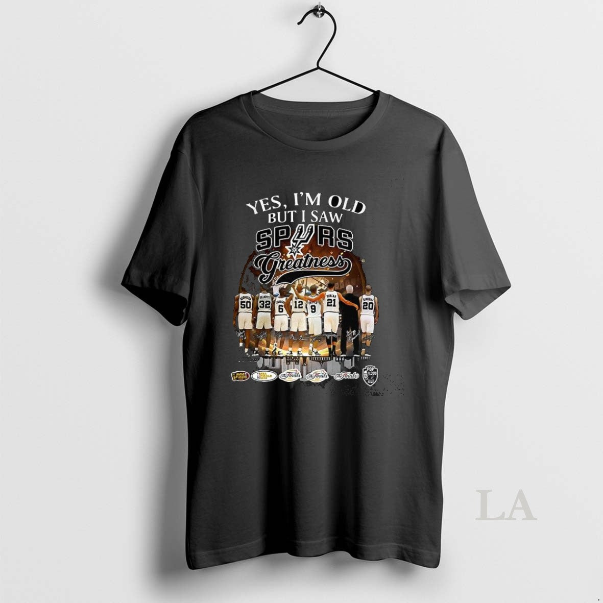 Original Yes Im Old But I Saw San Antonio Spurs Greatness Gregg Popovich And Player T-Shirts, Hoodie, Sweatshirt