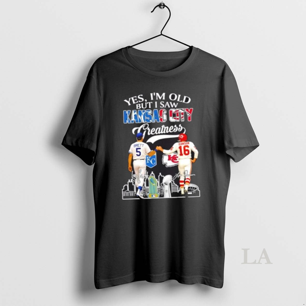 Original Yes Im Old But I Saw Greatness Kansas City Sports Brett Royals X Dawson T-Shirts, Hoodie, Sweatshirt