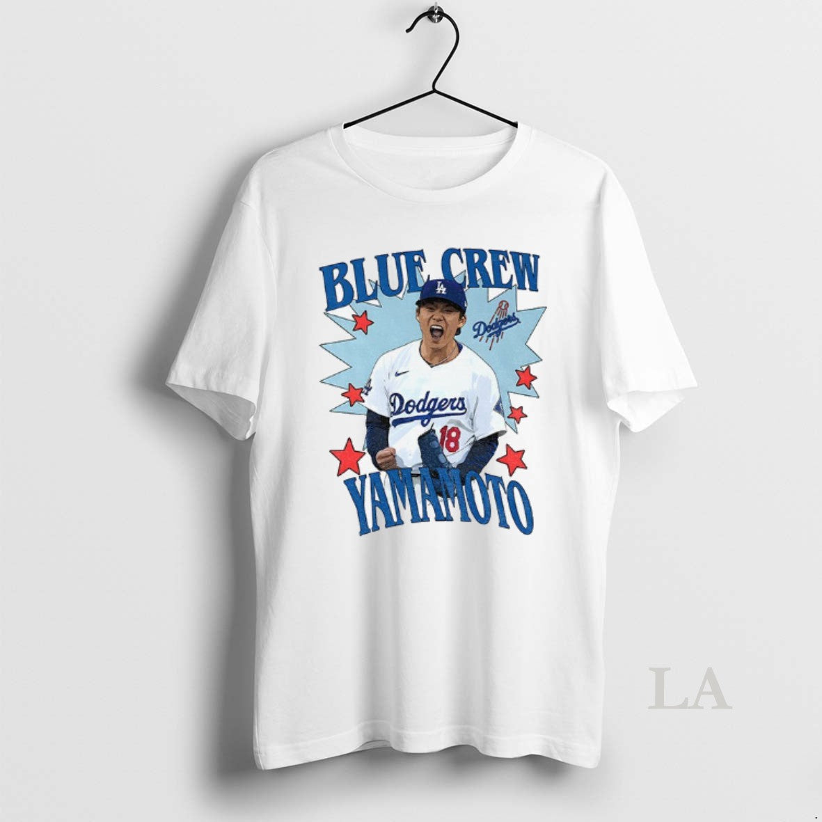Original Yoshinobu Yamamoto 18 Los Angeles Dodgers Blue Crew Mlb Baseball 2025 T-Shirts, Hoodie, Sweatshirt | InkNestWear.com