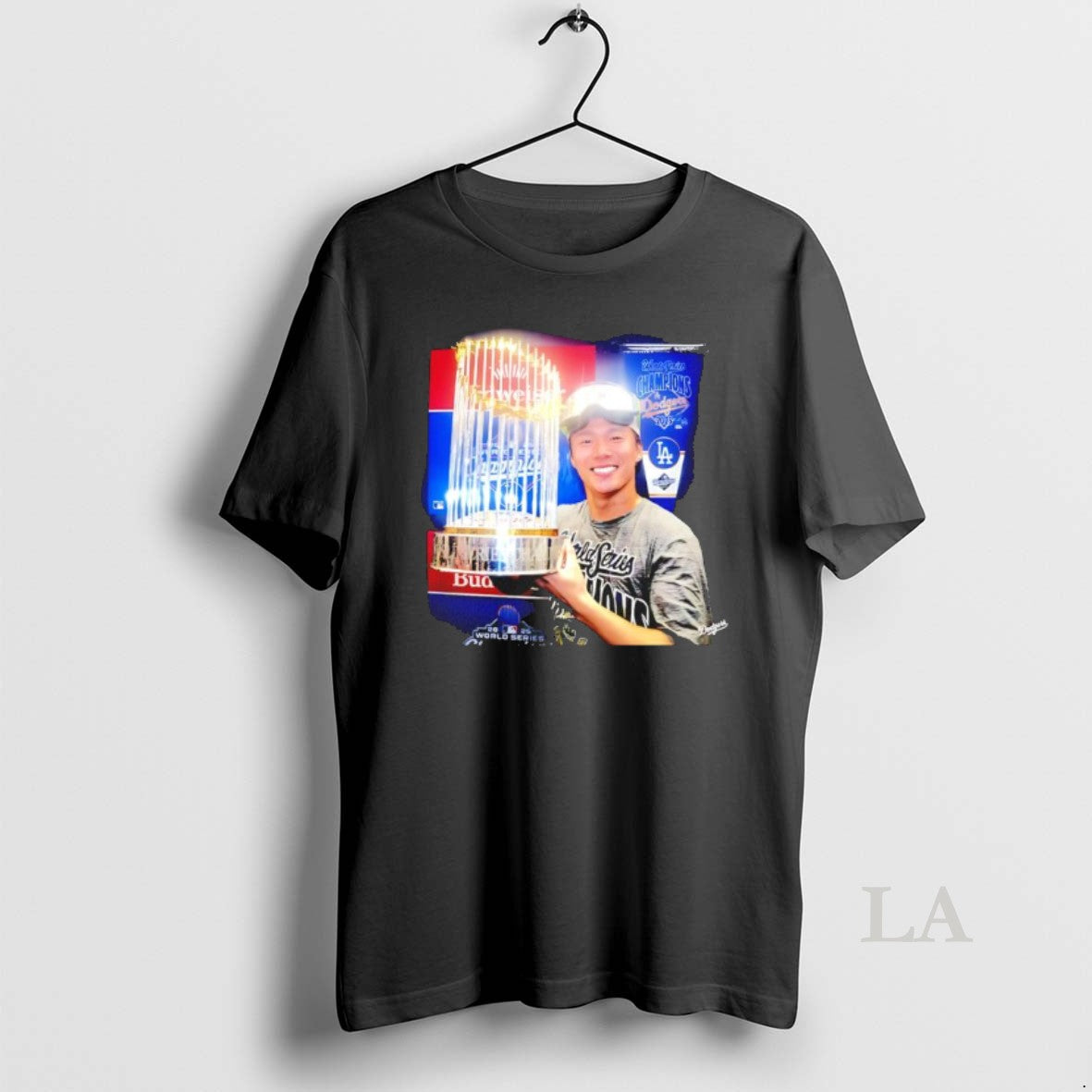 Original Yoshinobu Yamamoto With Trophy World Series Win 2025 T-Shirts, Hoodie, Sweatshirt | InkNestWear.com