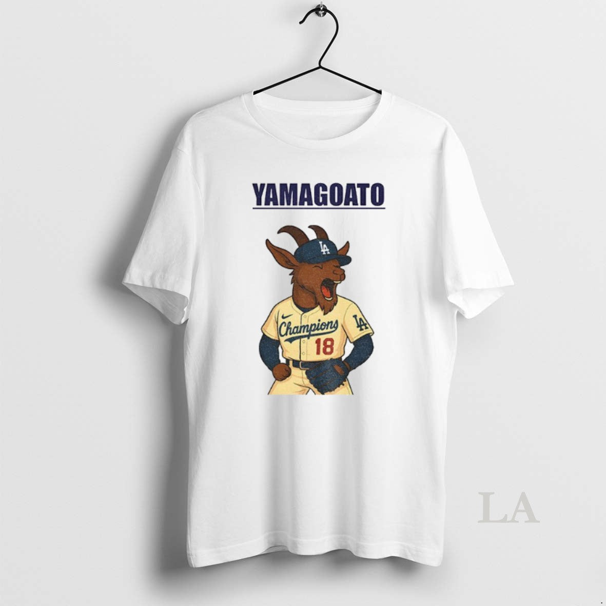 Original Yoshinobu Yamamoto Yamagoato Goat Baseball Mlb Champions World Series 2025 T-Shirts, Hoodie, Sweatshirt